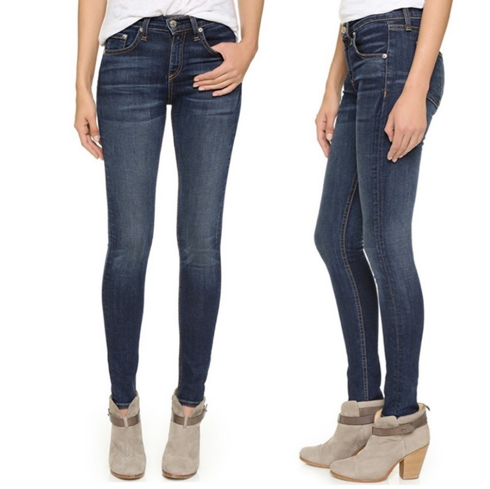 Rag & Bone Harrow Leather/Suede Booties